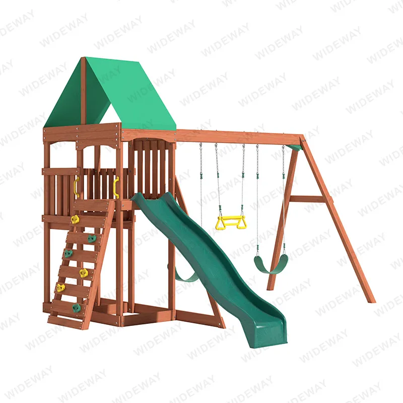 Quid est Draconis Club Wooden Swing Set?