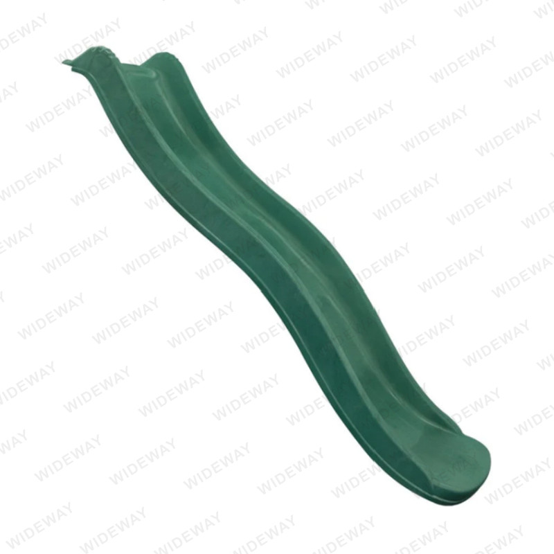 6FT Plastic Garden Wavy Slide